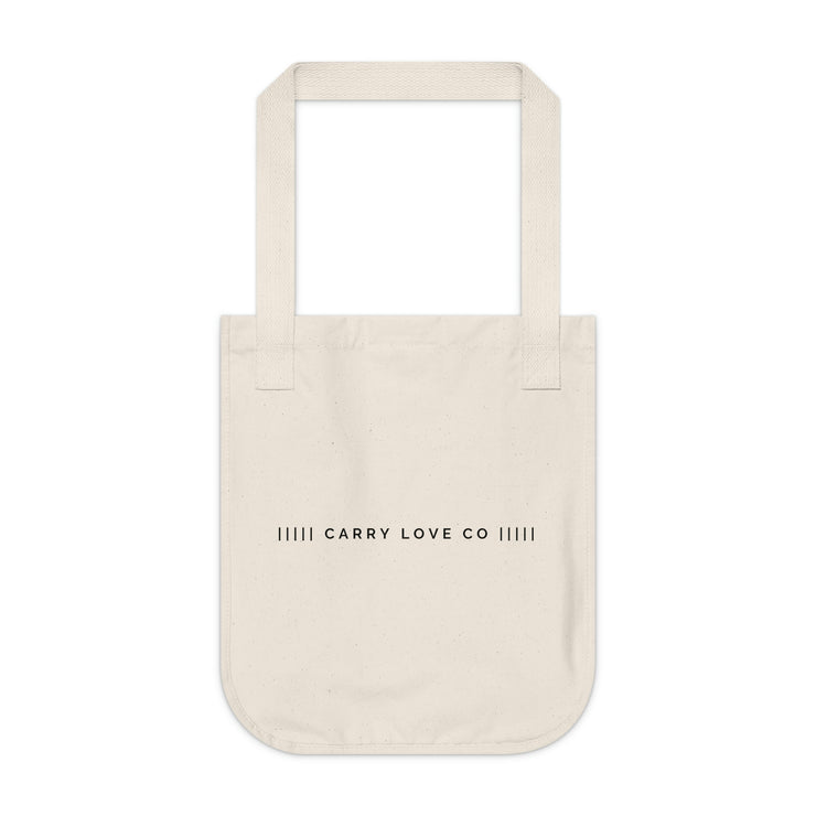 Organic Carry Love Tote Bag - English
